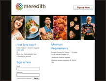 Tablet Screenshot of meredith.sendmyad.com